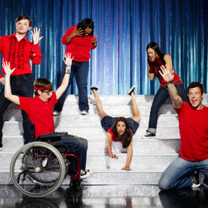 Glee, Chris Colfer, Amber Riley, Lea Michele, Jenna Ushkowitz, Cory Monteith, Kevin McHale Glee, Chris Colfer, Amber Riley, Lea Michele, Jenna Ushkowitz, Cory Monteith, Kevin McHale